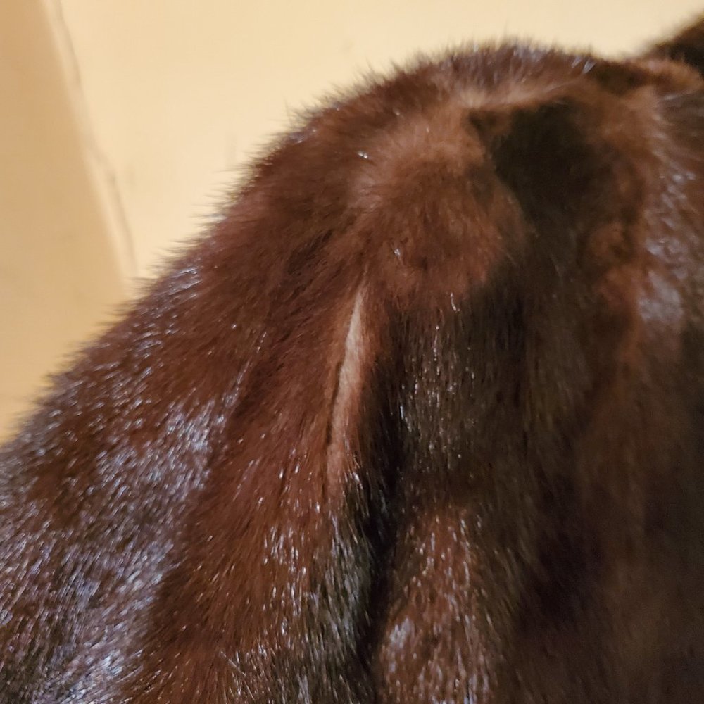 Dark Brown Mink Stoller (Size 12) - Picture 8 of 8